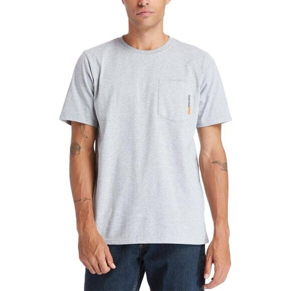 5/$25 Timberland PRO Men's Size Base Plate Blended Short Sleeve T-Shirt - Picture 1 of 5